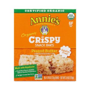 Annie's Peanut Butter Crispy Treat Bar 5 bars (0.78 oz each)