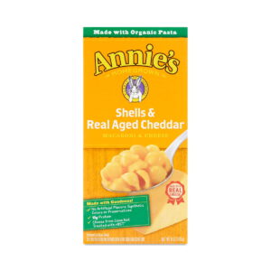 Annie's Shells and Real Aged Cheddar Macaroni and Cheese 6 oz box