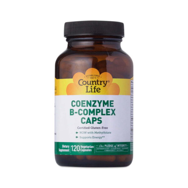 Country Life Coenzyme B-Complex Vegetarian Capsules 120 vegetarian capsules