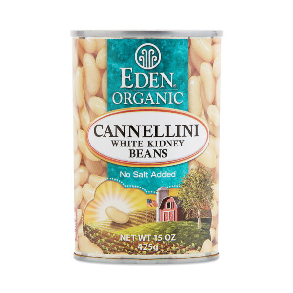 Eden Foods Organic White Kidney Beans 15 oz can