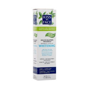 Kiss My Face Fluoride Free Teeth Whitening Toothpaste 4.5 oz tube
