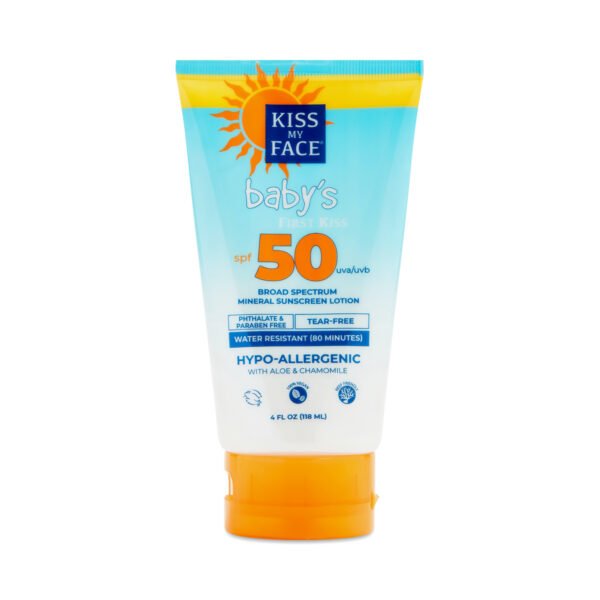 Kiss My Face Baby's First Kiss Sunscreen Lotion