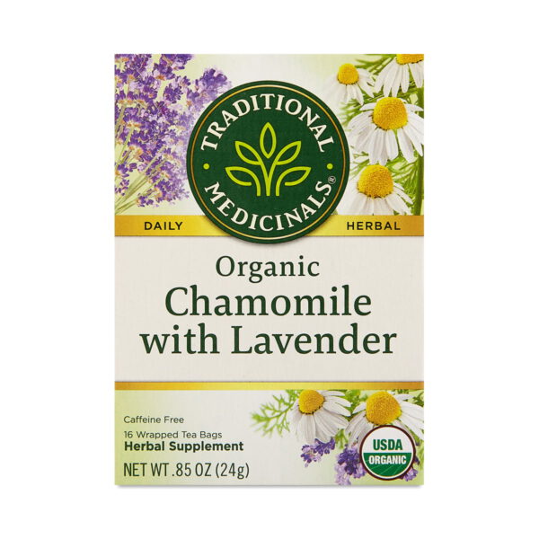 Traditional Medicinals Organic Chamomile with Lavender Tea 16 count