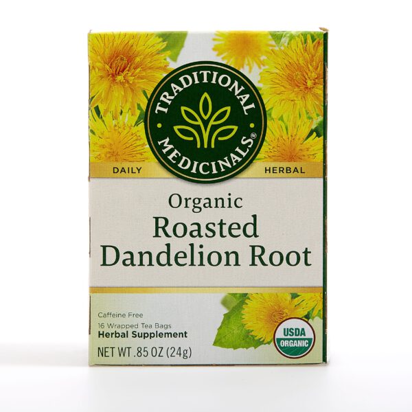 Traditional Medicinals Organic Roasted Dandelion Root Tea 16 count