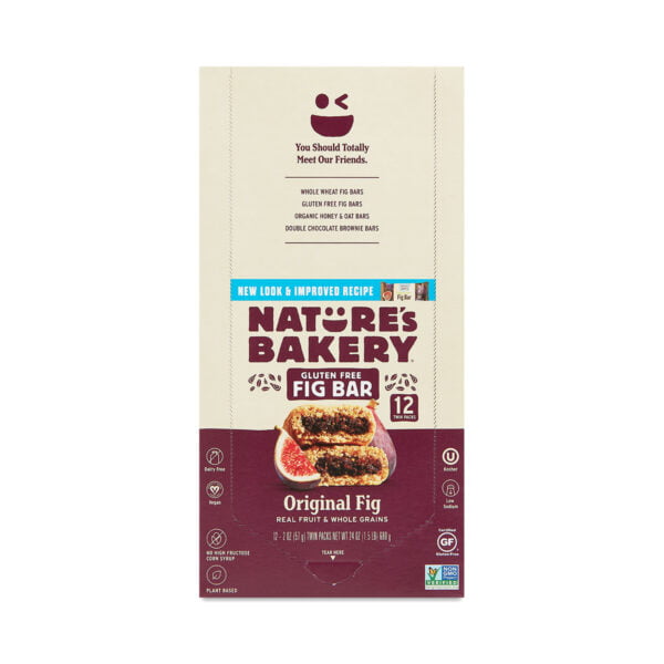 Nature's Bakery Gluten Free Fig Bars - Fig Twelve 2 oz twin packs