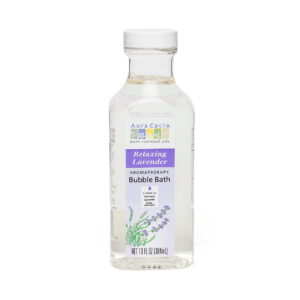 Aura Cacia Relaxing Lavender Bubble Bath 13 oz bottle