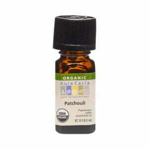 Aura Cacia Organic Patchouli Essential Oil .25 oz bottle
