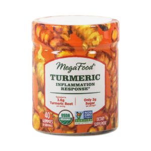 MegaFood Turmeric Inflammation Response Gummies 40 count