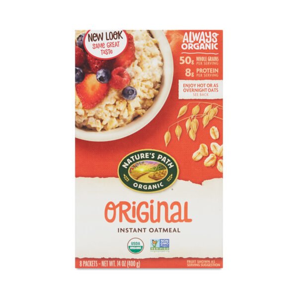 Nature's Path Organic Original Oatmeal 8 packets (1.75 oz each)