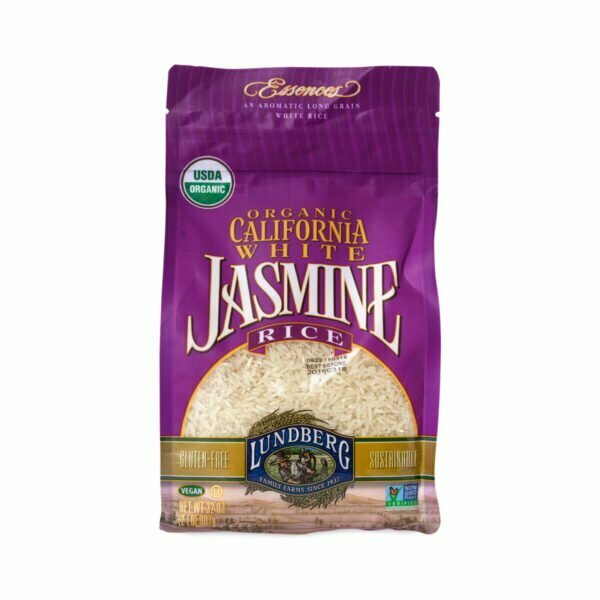 Lundberg Family Farms Organic California White Jasmine Rice 32 oz bag
