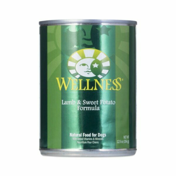 Wellness Lamb & Sweet Potato Canned Dog Food 12.5 oz can