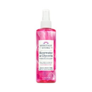 Heritage Store Rosewater & Glycerin Atomizer Mist  8 oz bottle