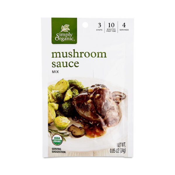 Simply Organic Mushroom Sauce 0.85 oz pouch