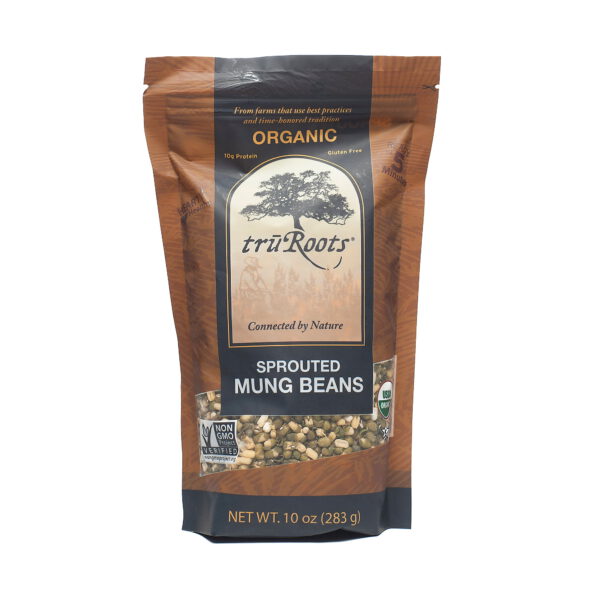 TruRoots Organic Sprouted Mung Beans 10 oz bag