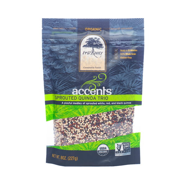 TruRoots Organic Sprouted Quinoa Trio 8 oz bag