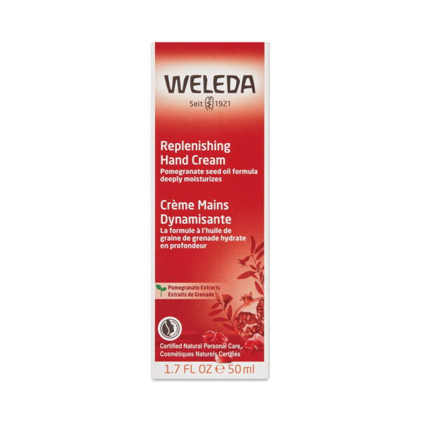 Weleda Pomegranate Replenishing Hand Cream 1.7 oz bottle