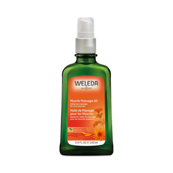 Weleda Arnica Muscle Massage Oil 3.4 fl oz bottle