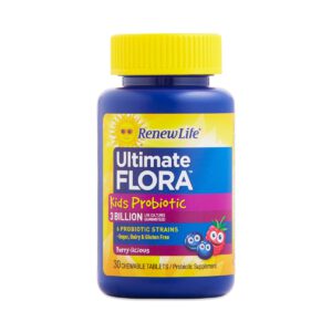 ReNew Life Ultimate Flora Kids Probiotic - 3 Billion 30 tablets per bottle