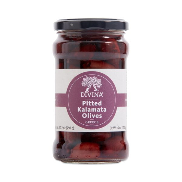 Divina Pitted Kalamata Olives 10.2 oz jar