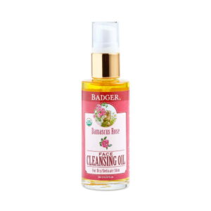 Badger Damascus Rose Cleansing Oil 2 oz bottle