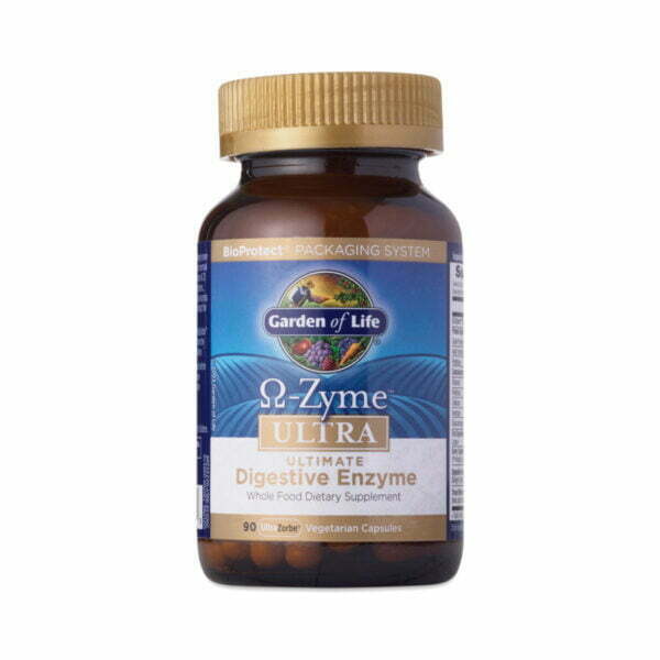 Garden of Life Ω-Zyme Ultra Digestive Enzyme Blend 90 capsules per bottle