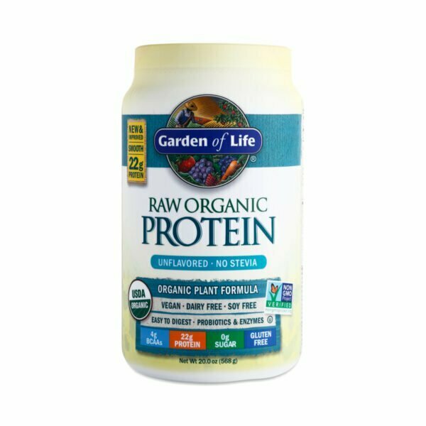 Garden of Life Raw Organic Protein Powder 20 oz container