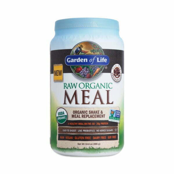 Garden of Life Chocolate Raw Organic Meal Replacement Shake 34.8 oz container