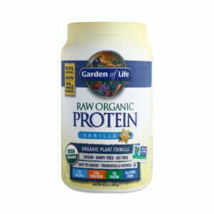 Garden of Life Vanilla Raw Protein 20 oz container