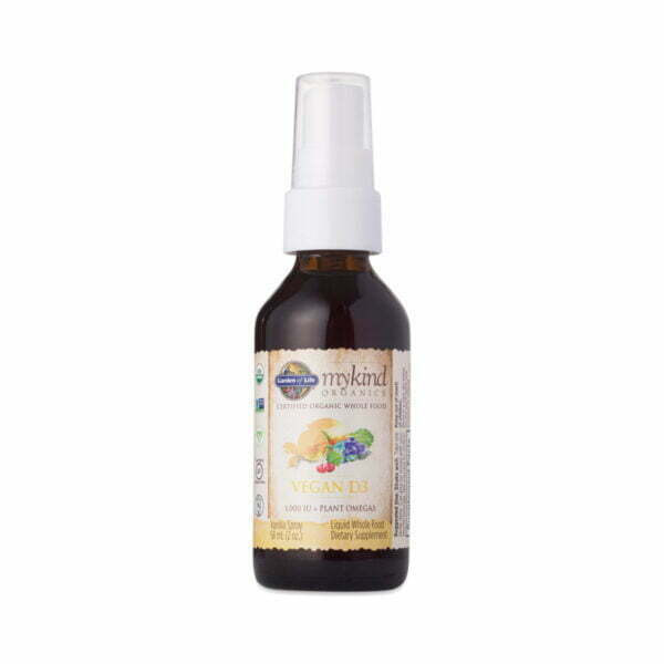 Garden of Life mykind Organics Vegan Vitamin D3 Supplement 2 oz bottle