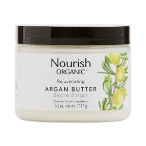 Nourish Organic Rejuvenating Argan Butter 5.2 oz container