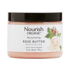 Nourish Organic Rejuvenating Rose Butter 5.2 oz jar