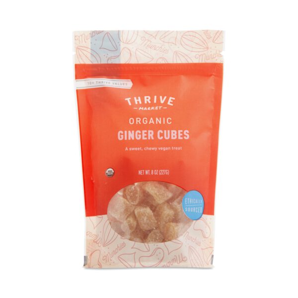 Thrive Market Organic Ginger Cubes 8 oz pouch