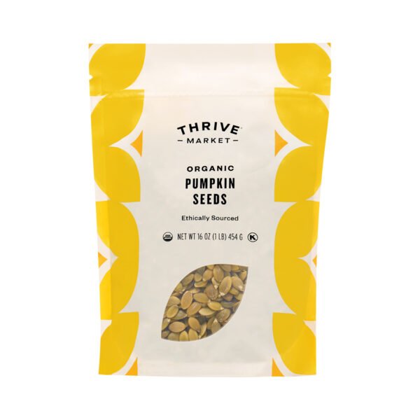 Thrive Market Organic Pumpkin Seeds 16 oz pouch