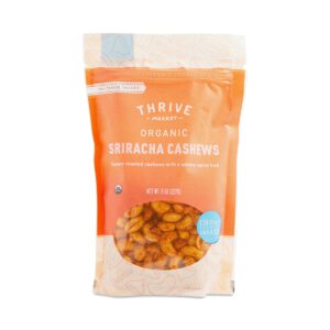 Thrive Market Organic Sriracha Cashews 8 oz pouch