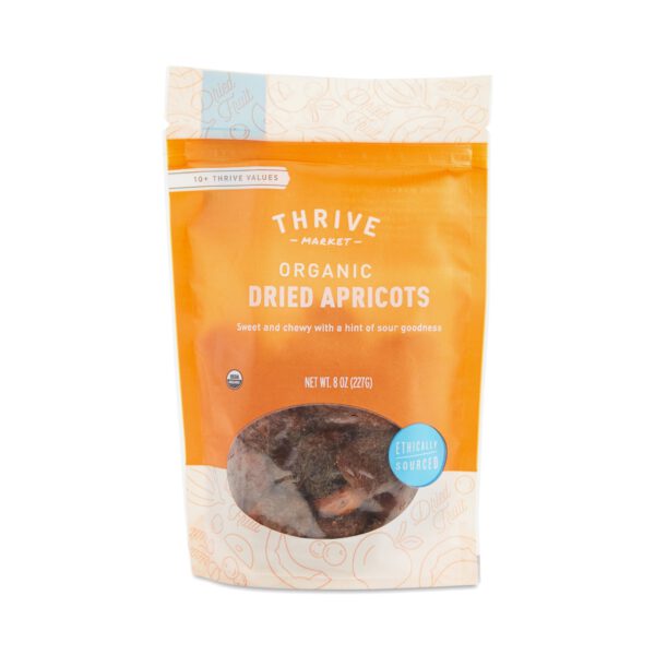 Thrive Market Organic Dried Apricots 8 oz pouch