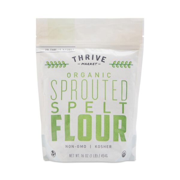 Thrive Market Organic Sprouted Spelt Flour 16 oz pouch