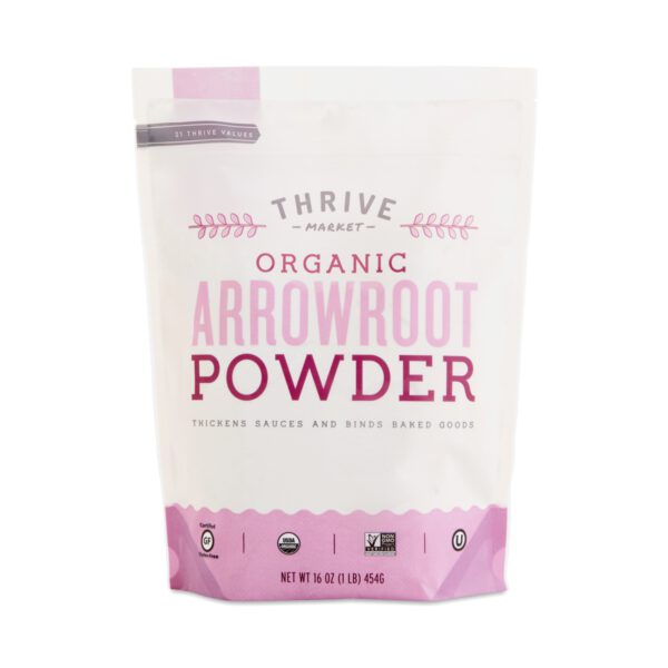 Thrive Market Organic Arrowroot Powder 16 oz pouch