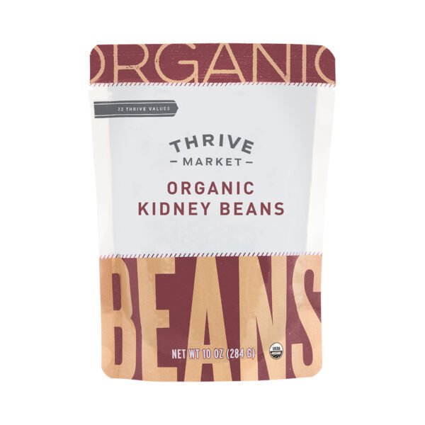 Thrive Market Organic Kidney Beans 10 oz pouch