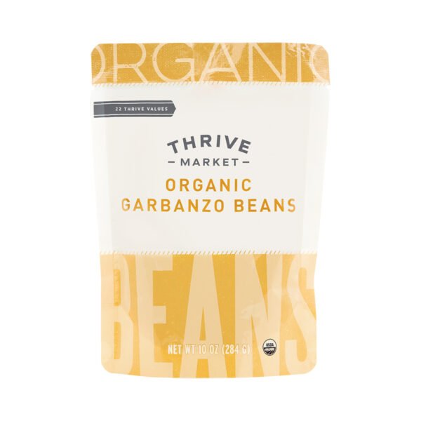 Thrive Market Organic Garbanzo Beans (Chickpeas) 10 oz pouch