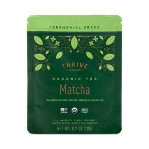 Thrive Market Organic Ceremonial Matcha Tea 0.7 oz pouch
