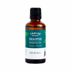 Thrive Market Organic Eucalyptus Essential Oil 1.69 fl oz glass bottle