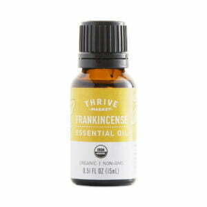 Thrive Market Organic Frankincense Essential Oil .51 fl oz glass bottle