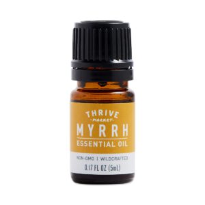 Thrive Market Myrrh Essential Oil 5 ml glass bottle