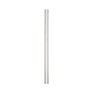 Thrive Market Stainless Steel Drinking Straws 2 pack 2 straws
