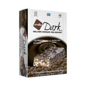 NuGo Dark Chocolate Chocolate Chip Protein Bars 12 bars (1.76 oz each)
