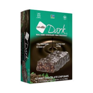 NuGo Dark Mint Chocolate Chip Protein Bars 12 bars (1.76 oz each)