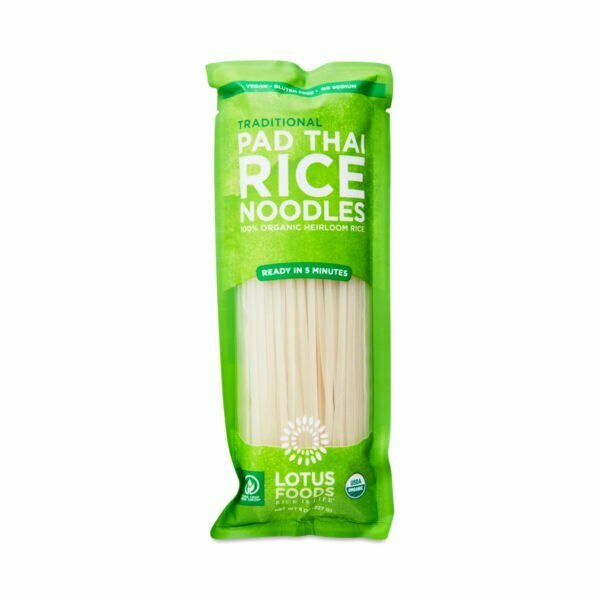 Lotus Foods Traditional Pad Thai Rice Noodles 8 oz bag