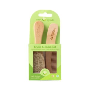 Green Sprouts Wooden Brush & Comb Set 1 set