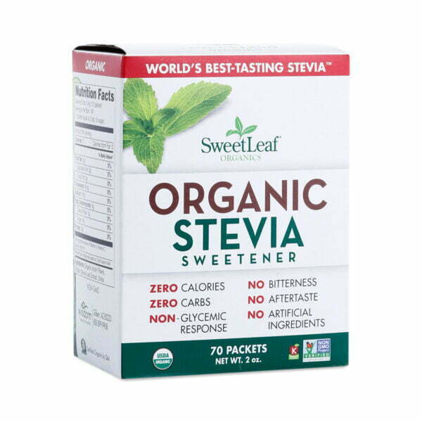 Sweetleaf Organic Stevia Packets 70 count per box