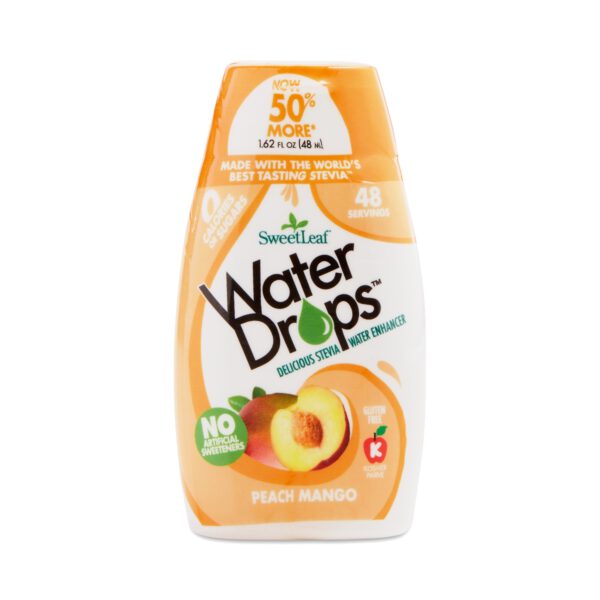 Sweetleaf Peach Mango Water Drops 1.62 oz bottle